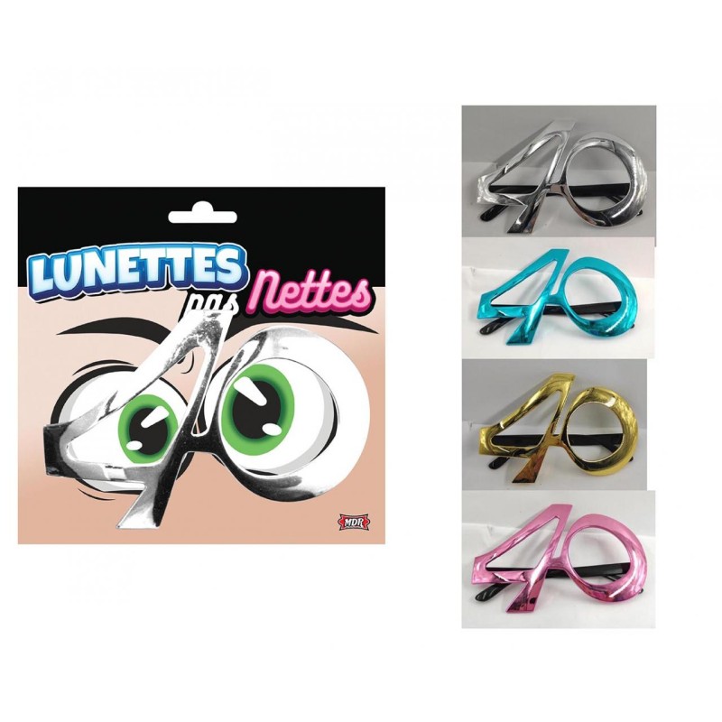 LUNETTES ANNIVERSAIRE 40 ANS