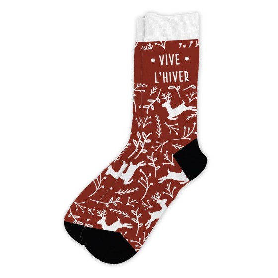 CHAUSSETTES HIVER "VIVE L HIVER"