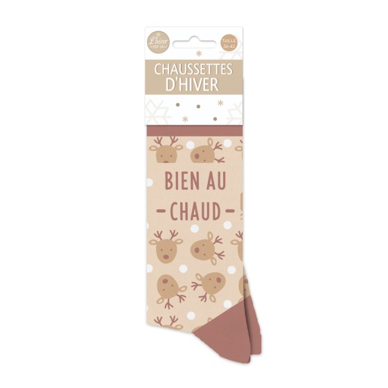 CHAUSSETTES HIVER "BIEN AU CHAUD"