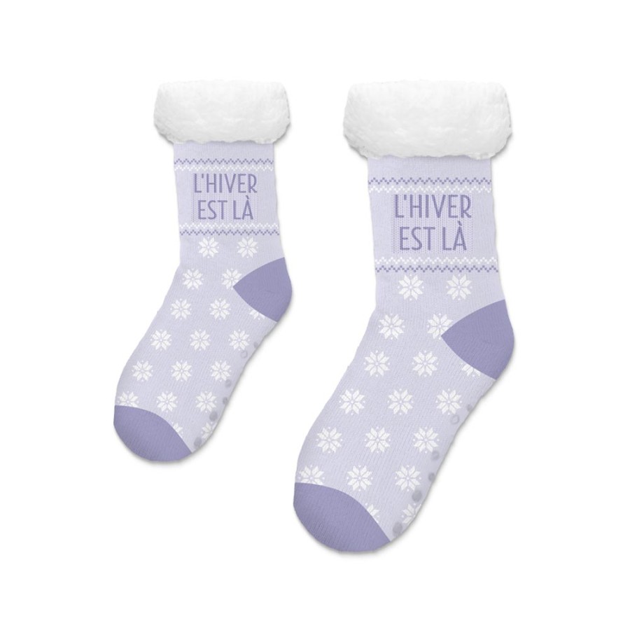 CHAUSSETTES MOUMOUTTE ENFANTS "L HIVER EST LA"