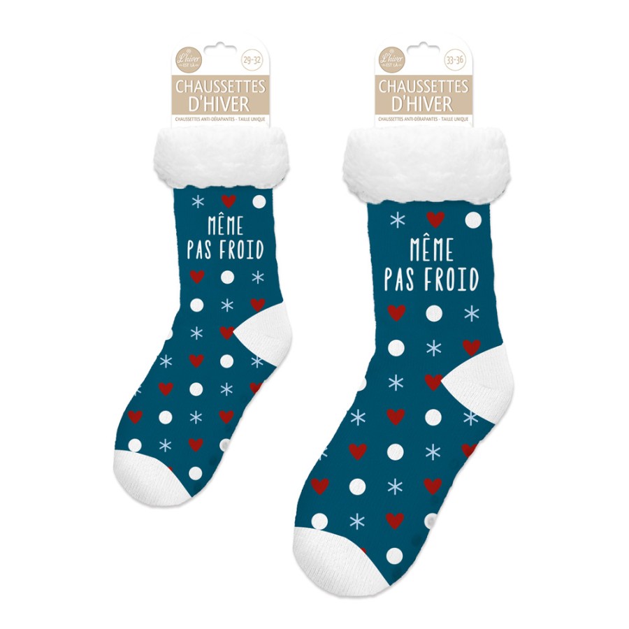 CHAUSSETTES MOUMOUTTE ENFANTS "MEME PAS FROID"