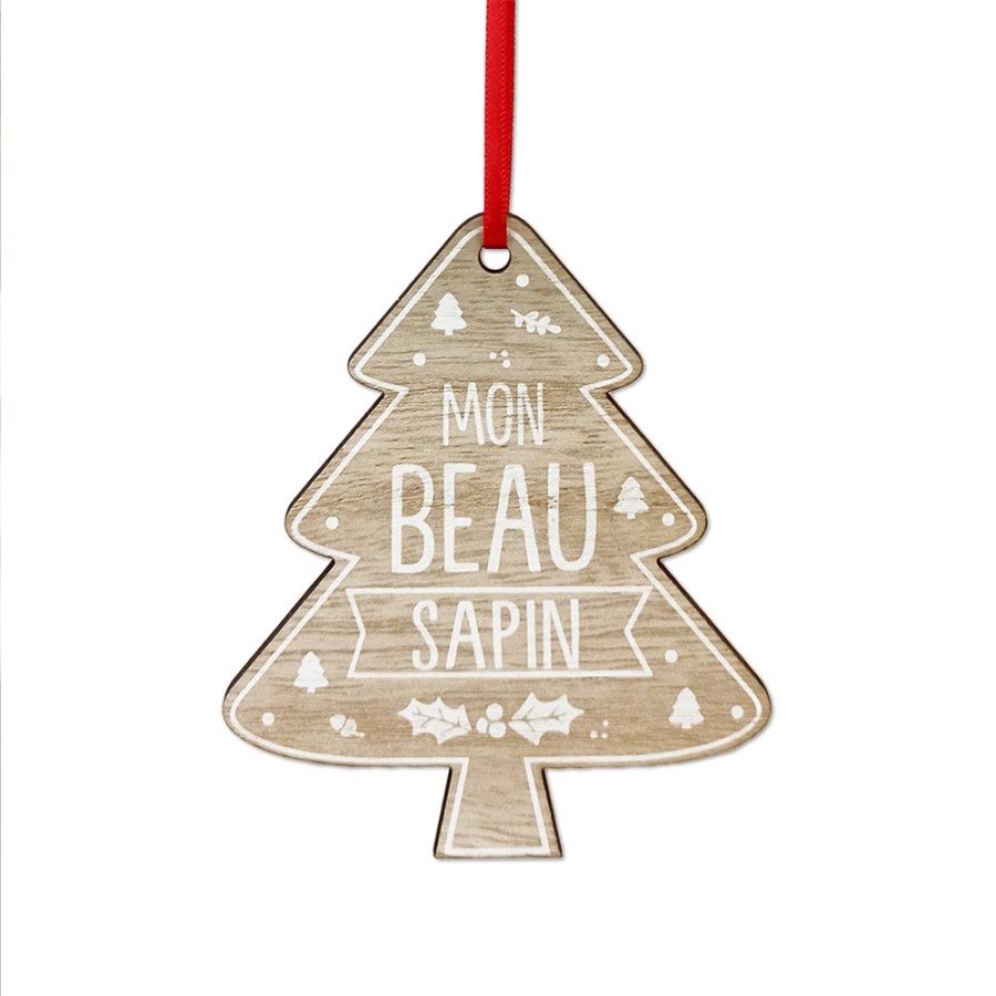 DECO SAPIN NOEL "MON BEAU SAPIN"