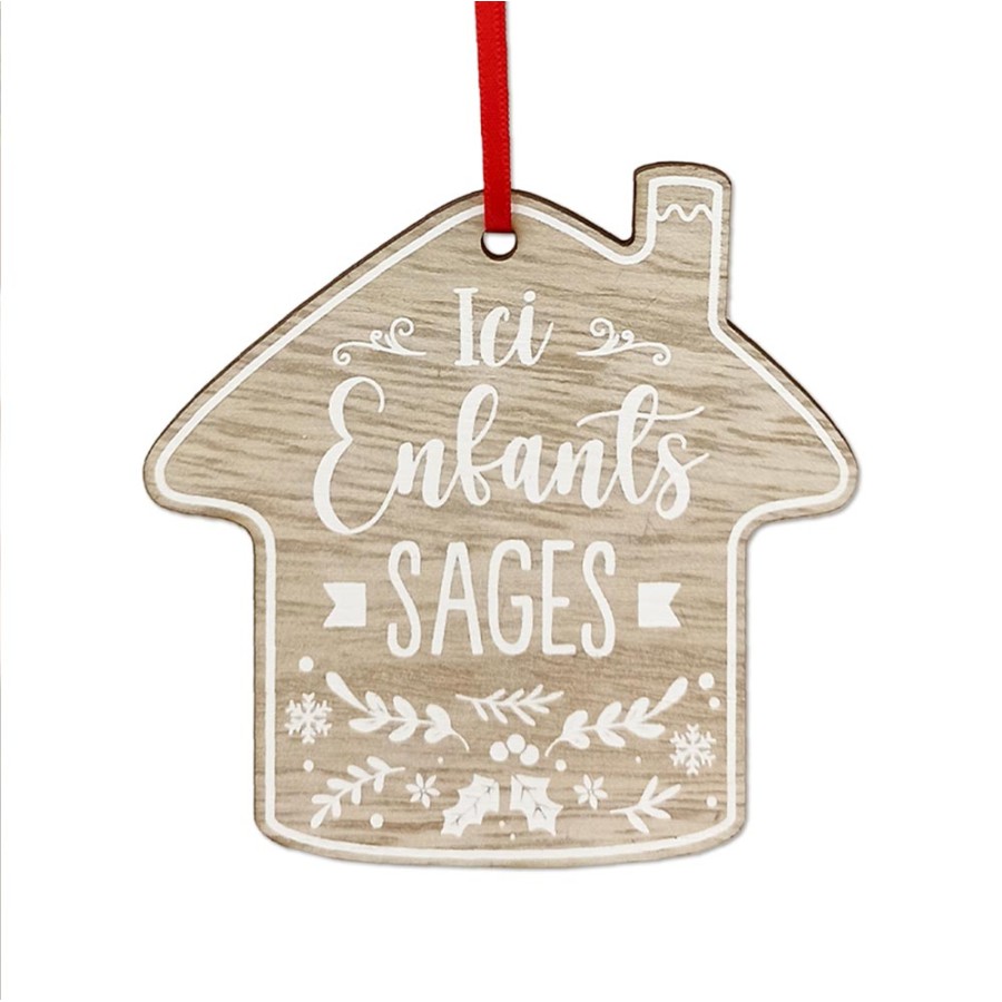 DECO SAPIN NOEL "ENFANTS SAGES"