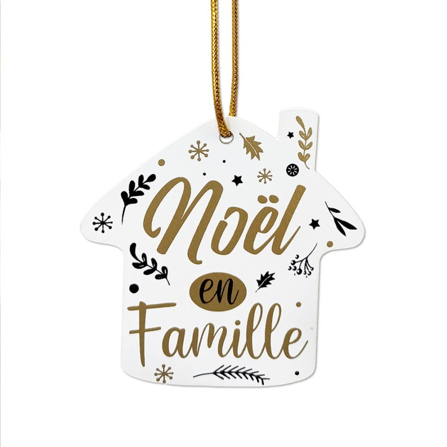 DECO SAPIN NOEL "EN FAMILLE"