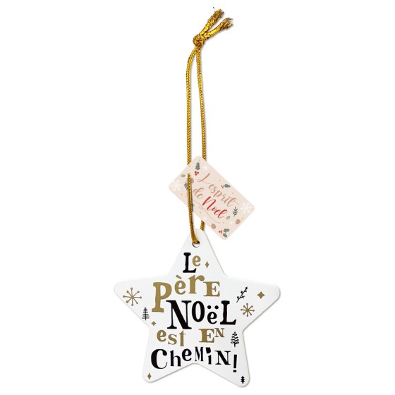 DECO SAPIN NOEL "LE PERE NOEL"