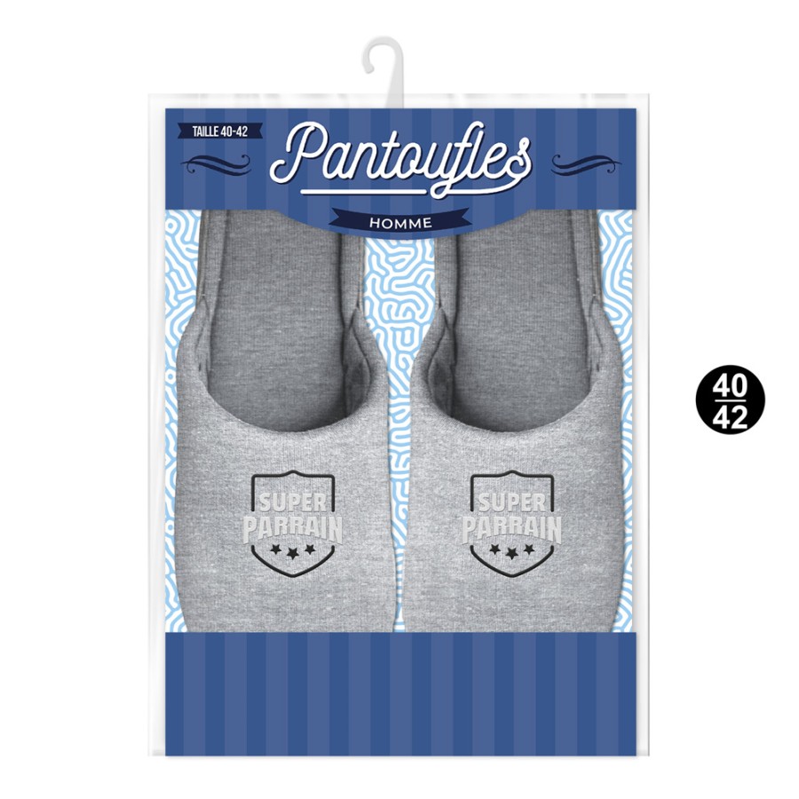 PANTOUFLES SUPER PARRAIN 40-42