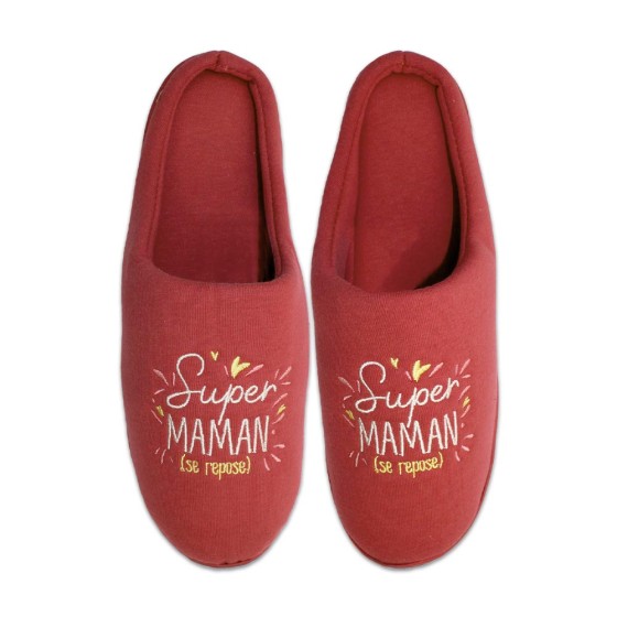 PANTOUFLES SUPER MAMAN 36-38