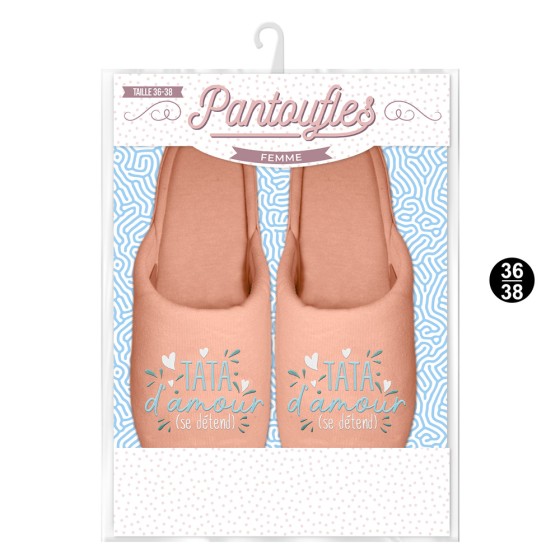 PANTOUFLES TATA D AMOUR 36-38