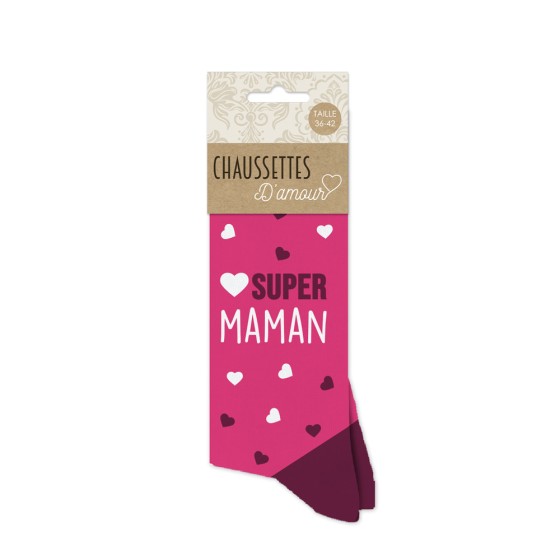 CHAUSSETTES SUPER MAMAN