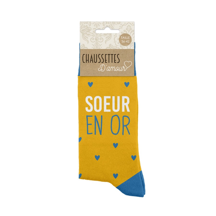 CHAUSSETTES SOEUR EN OR