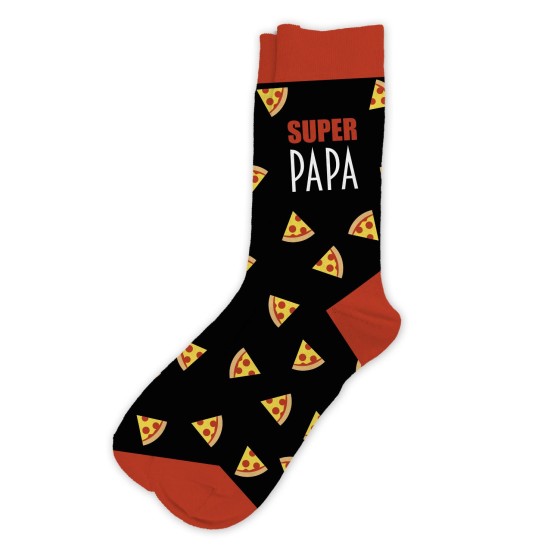 CHAUSSETTES "SUPER PAPA" PIZZA