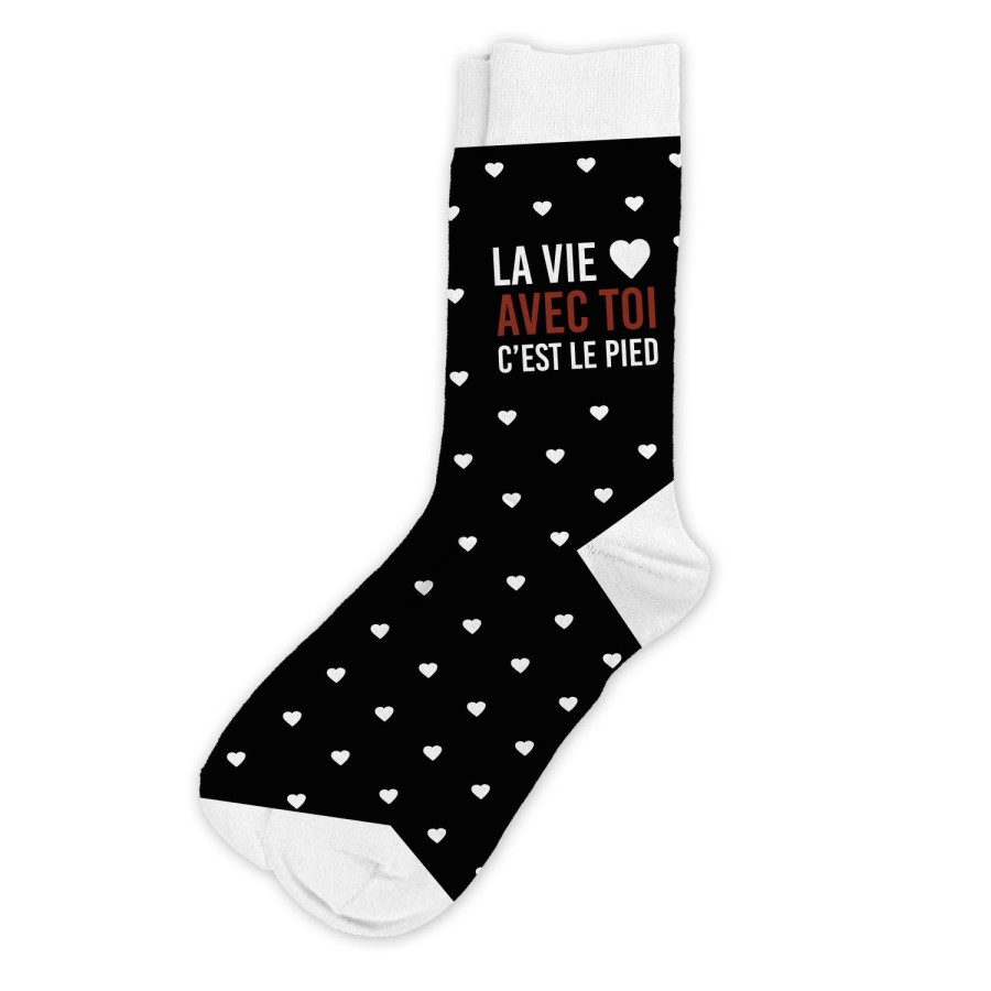 CHAUSSETTES "LA VIE AVEC TOI..."