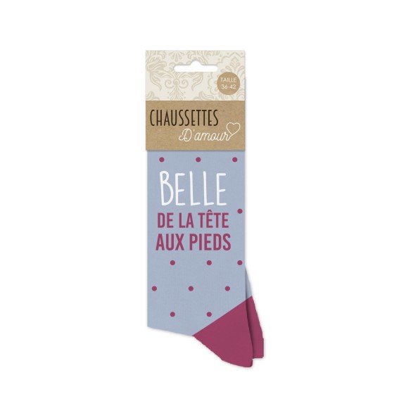 CHAUSSETTES "BELLE DE LA TETE AUX PIEDS"