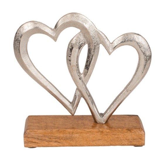 Coeur enlacé 17X5X17CM