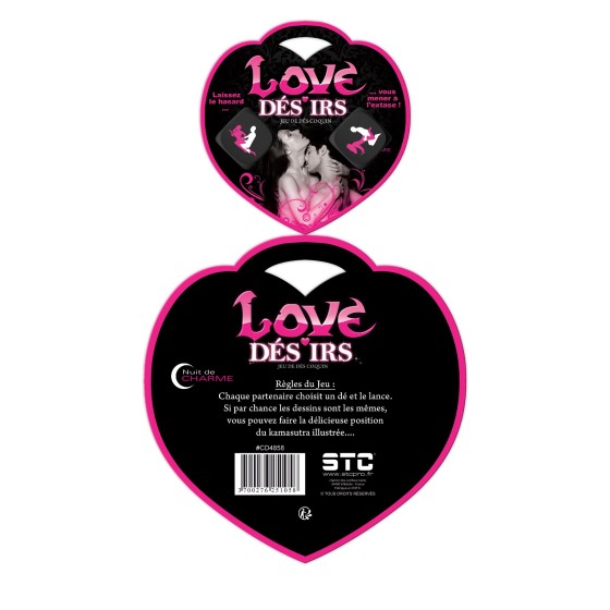 JEU DE DES LOVE DESIR -Ex : B6199