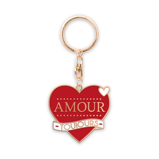 PORTE CLE "AMOUR TOUJOURS"/