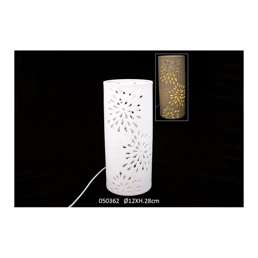 LAMPE PORCELAINE DROITE