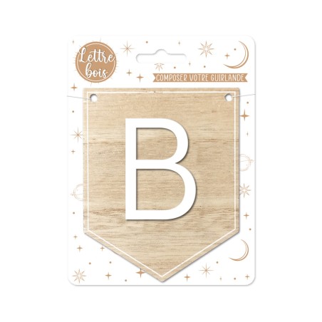 PLAQUE B POUR GUIRLANDE ALPHABET