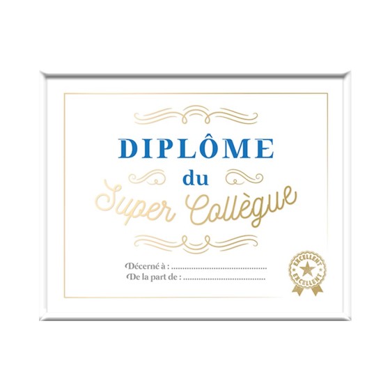 CADRE DIPLOME SUPER COLLEGUE