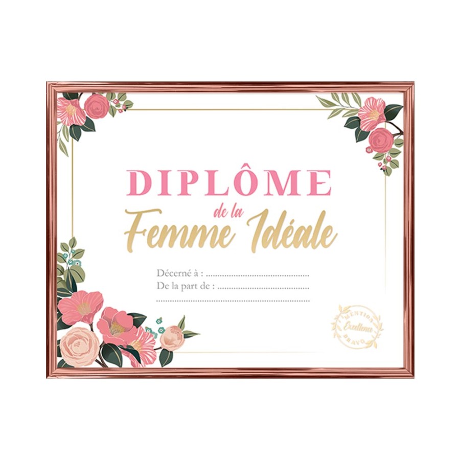 CADRE DIPLOME FEMME IDEALE