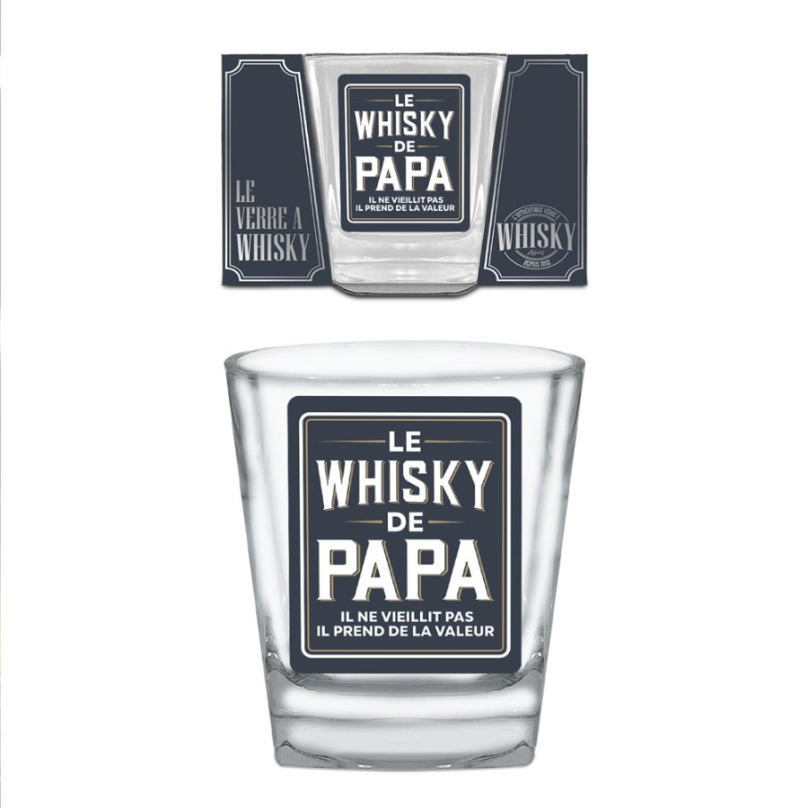 VERRE A WHISKY "LE WHISKY DE PAPA"