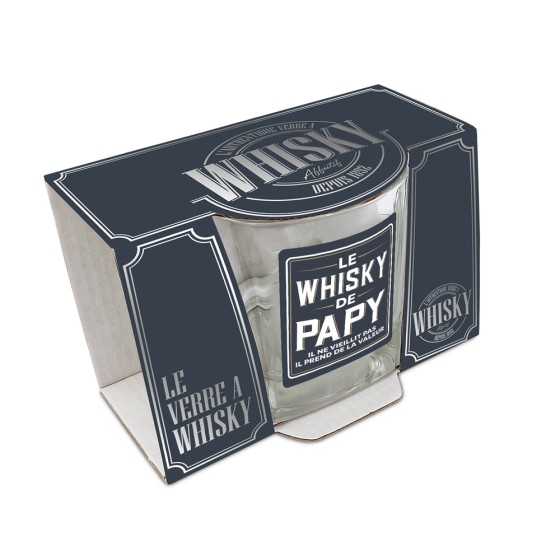 VERRE A WHISKY "LE WHISKY DE PAPY"