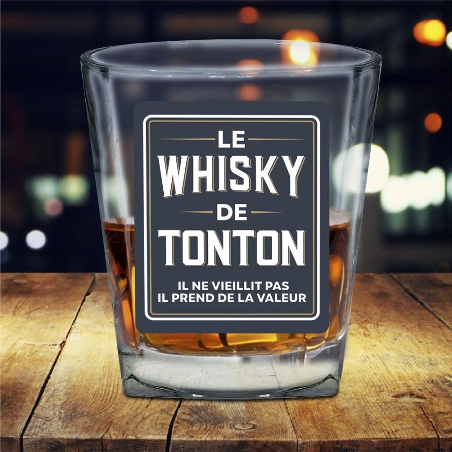 VERRE A WHISKY "LE WHISKY DE TONTON"