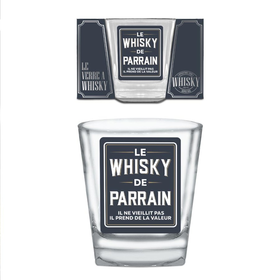 VERRE A WHISKY "LE WHISKY DE PARRAIN"