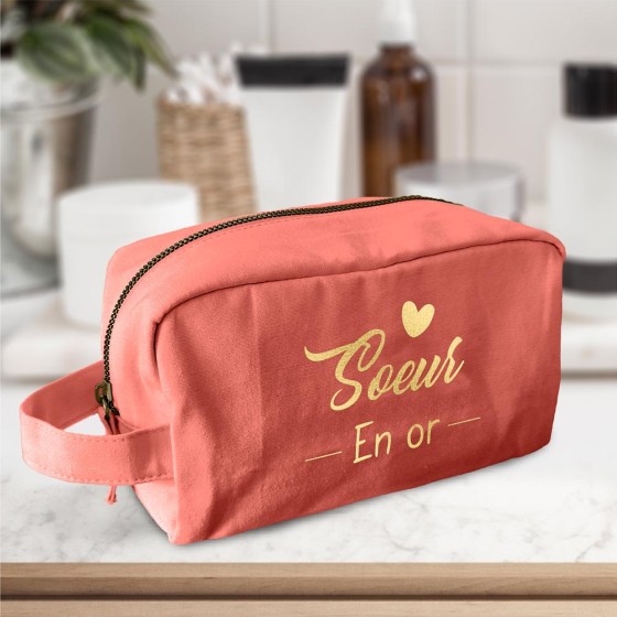 TROUSSE TOILETTE "SŒUR EN OR"