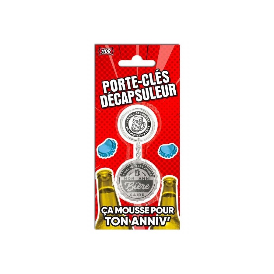 Porte-clés décapsuleur Anni-Bière-Saire