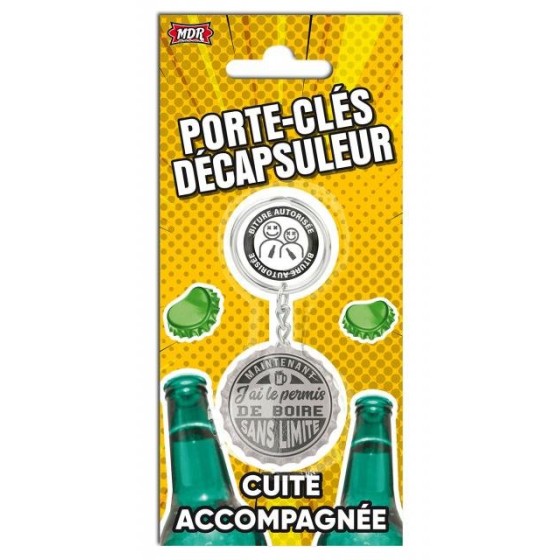 Porte-clés décapsuleur Anni-Bière-Saire