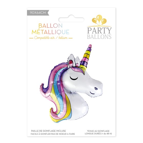 BALLON METAL LICORNE