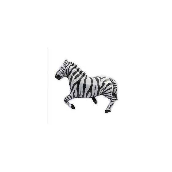 BALLON METAL ZEBRE