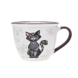 BOL TIMBALE 550ML CHAT NOIR