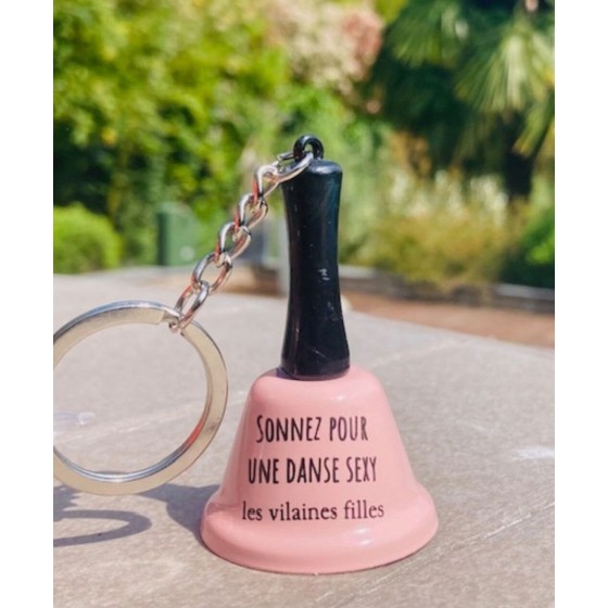 Porte-clés clochette "Sonnez pour un Mojito"