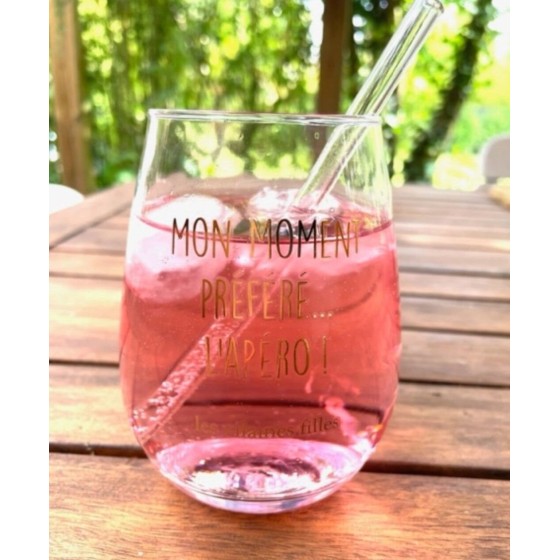 Verre "Mon moment préféré...l'Apéro!"
