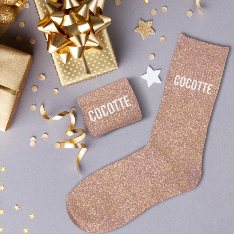 CHAUSSETTES PAILLETTES "COCOTTE"