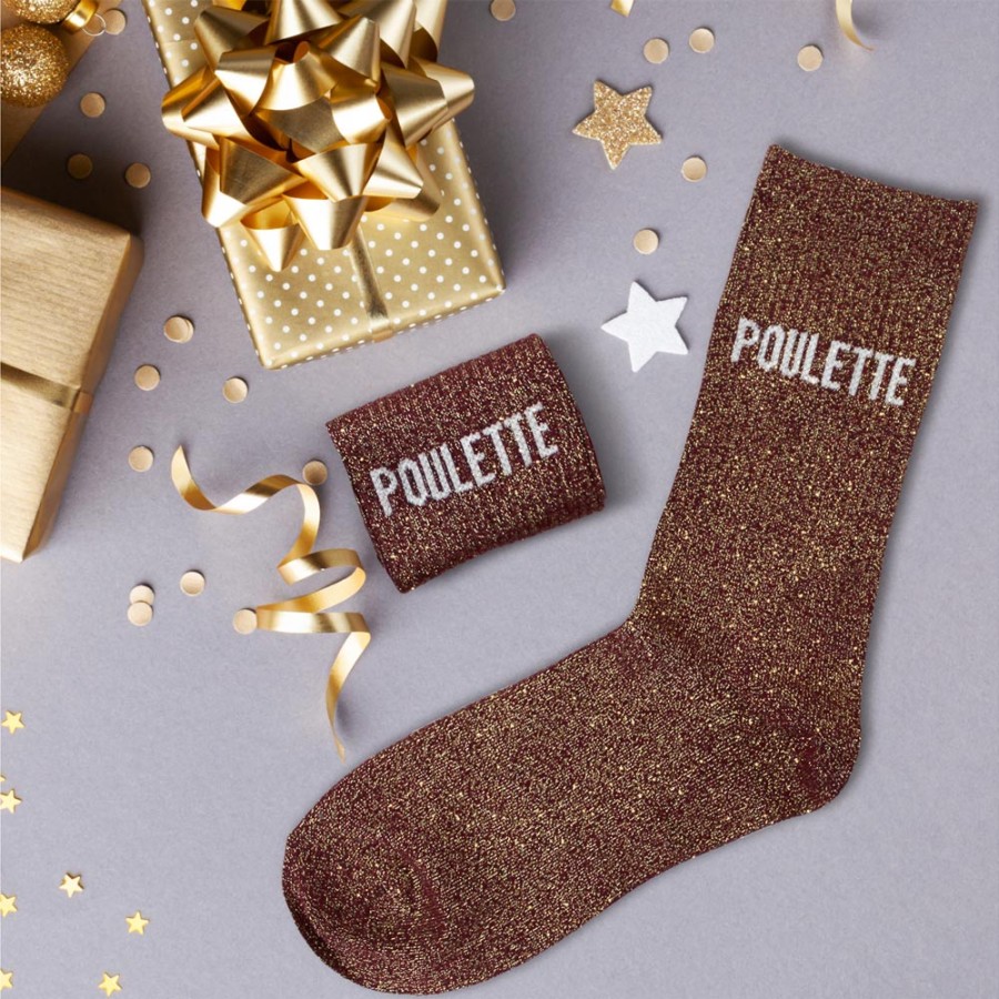 CHAUSSETTES PAILLETTES "POULETTE"