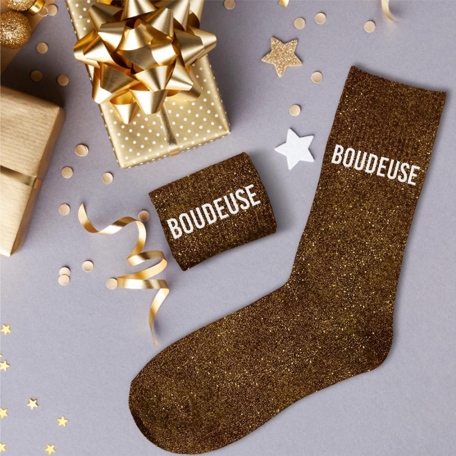 CHAUSSETTES PAILLETTES "BOUDEUSE"