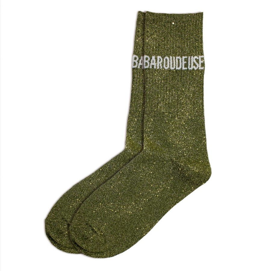 CHAUSSETTES PAILLETTES « BAROUDEUSE»