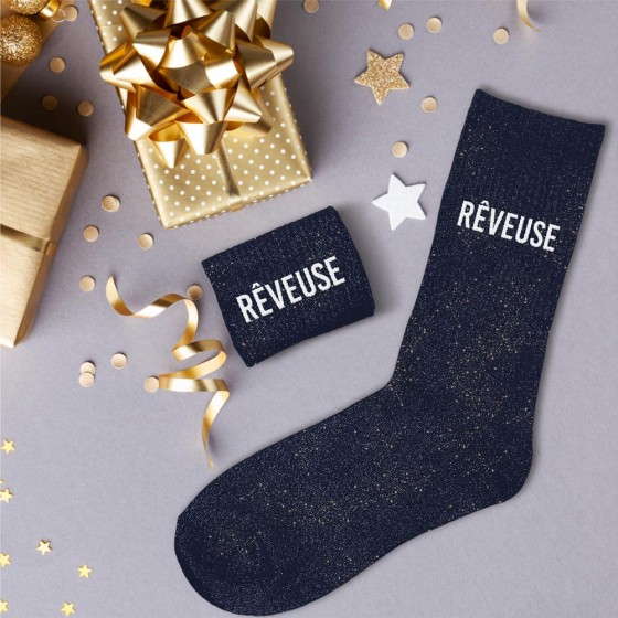 CHAUSSETTES PAILLETTES "REVEUSE"