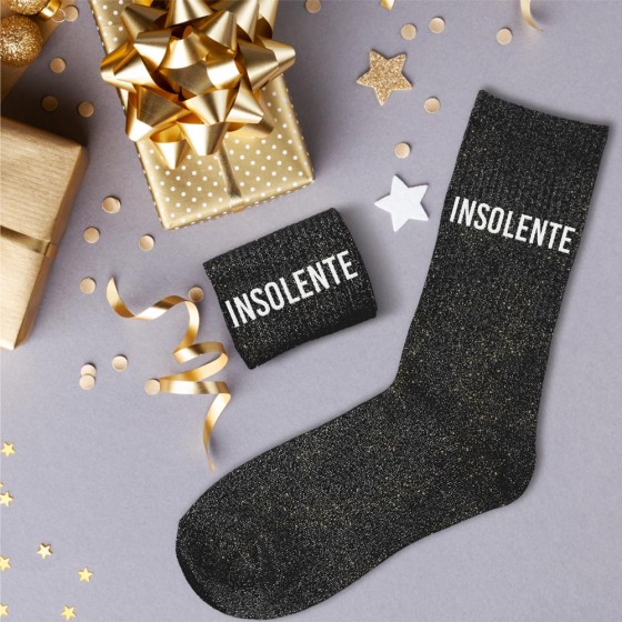 CHAUSSETTES PAILLETTES "INSOLENTE"