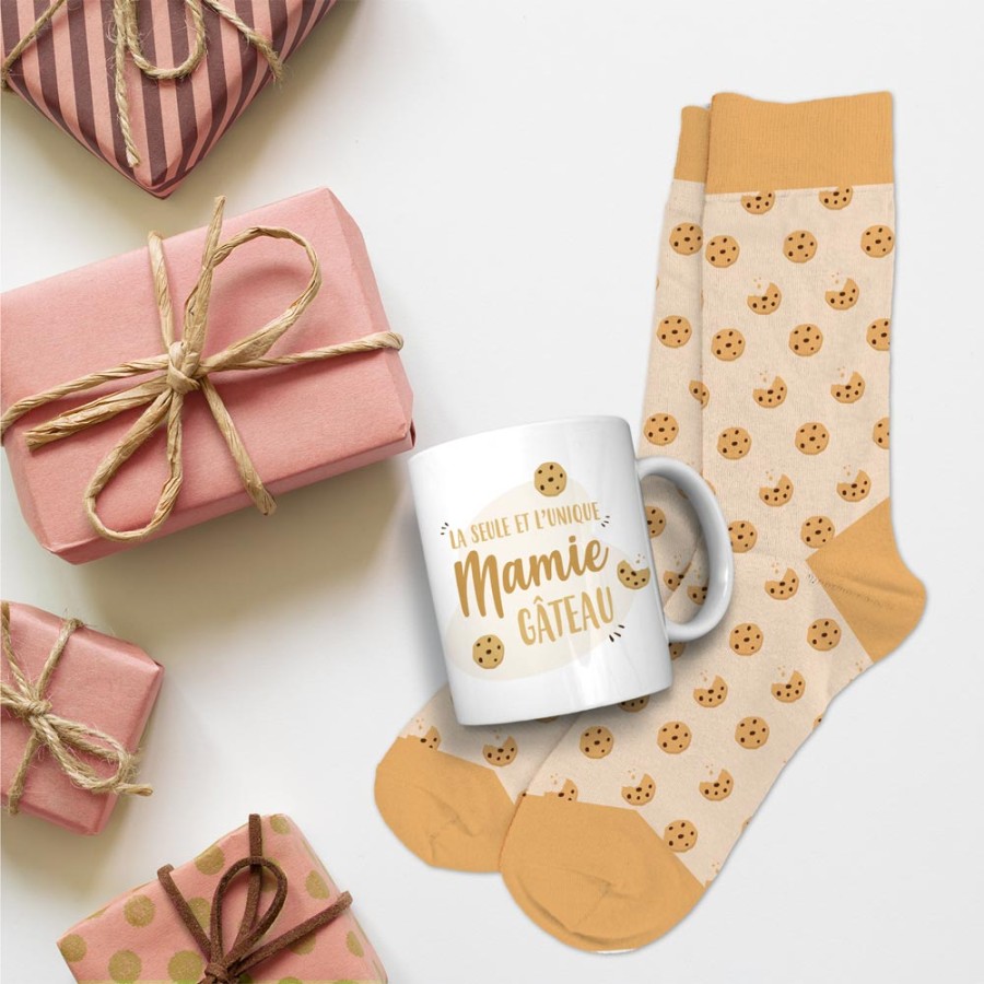 COFFRET MUG CHAUSSETTES "MARRAINE"