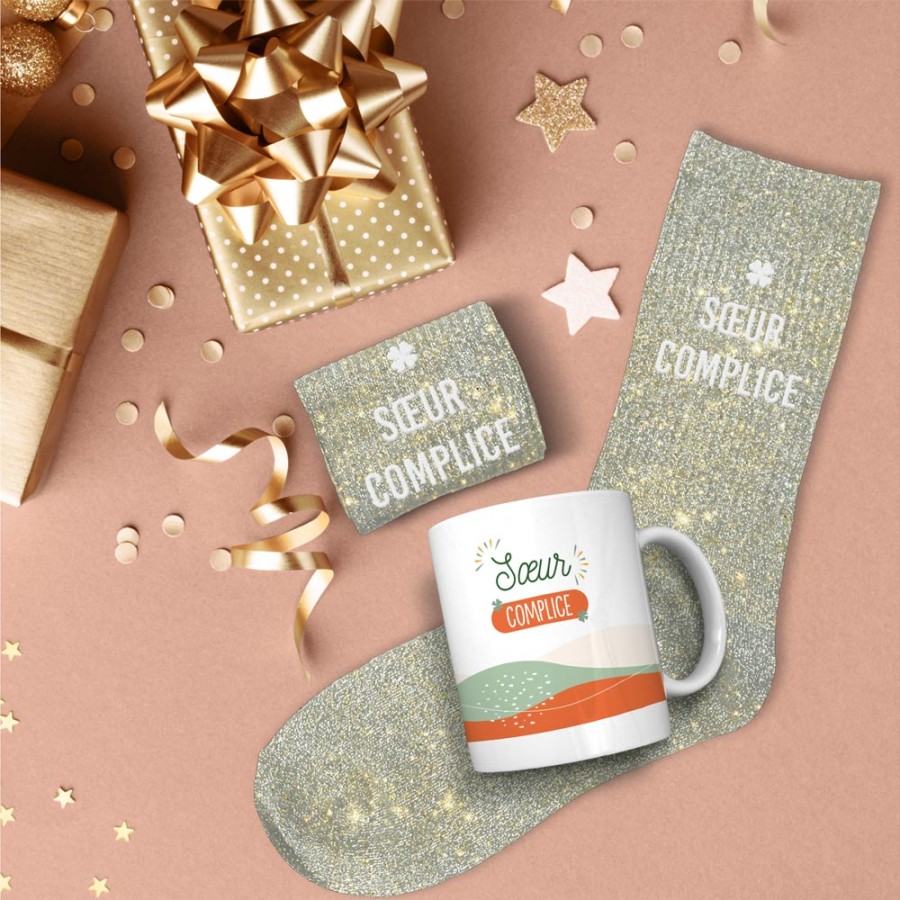 COFFRET MUG CHAUSSETTES AFFECTIF SOEUR COMPLICE