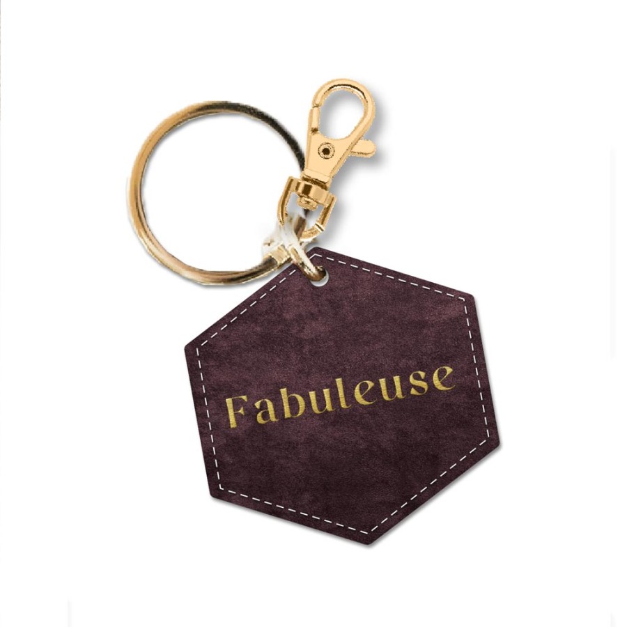 PORTE CLE VELOURS FABULEUSE