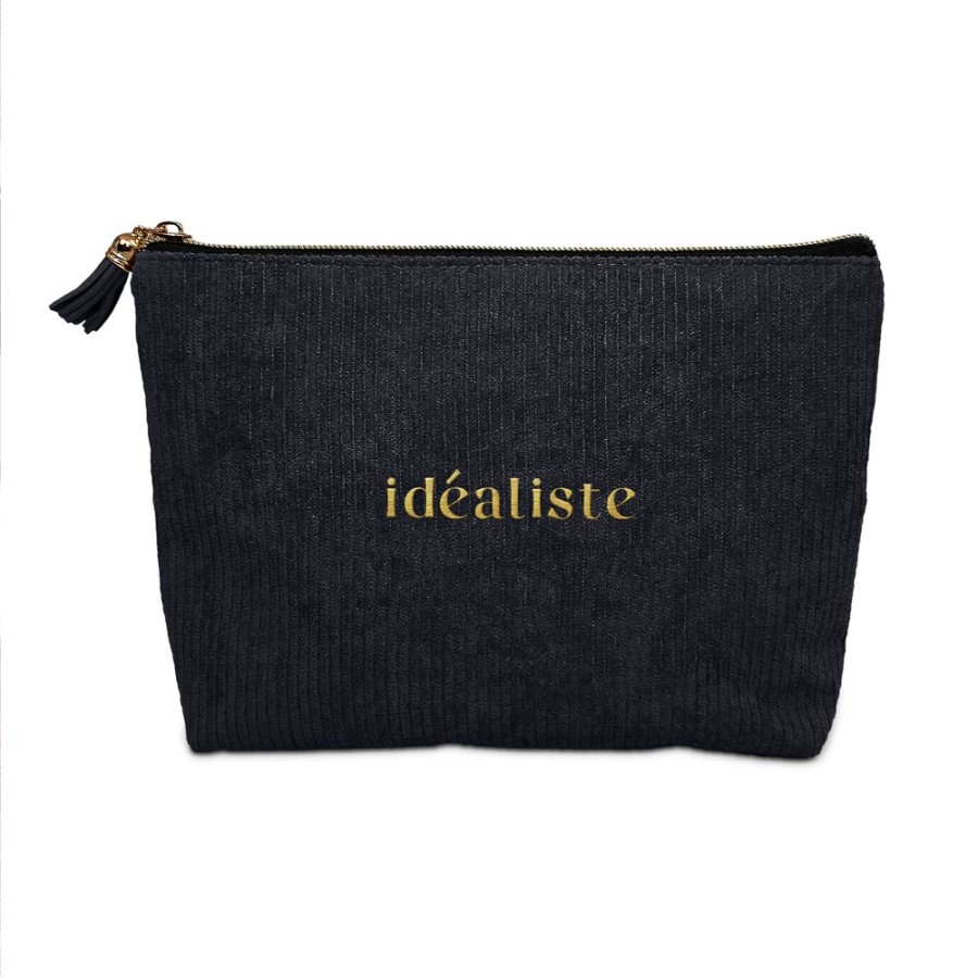 SAC POCHETTE VELOURS IDEALISTE