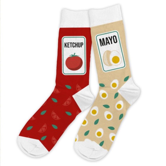 CHAUSSETTES KETCHUP/MAYO