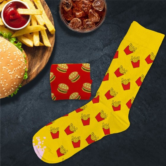 CHAUSSETTES BURGER/FRITE