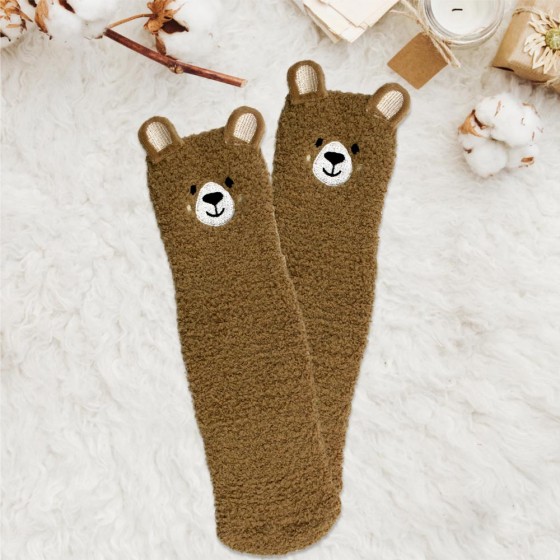 CHAUSSETTES MOUMOUTE ENFANTS OURS 2TAILLES