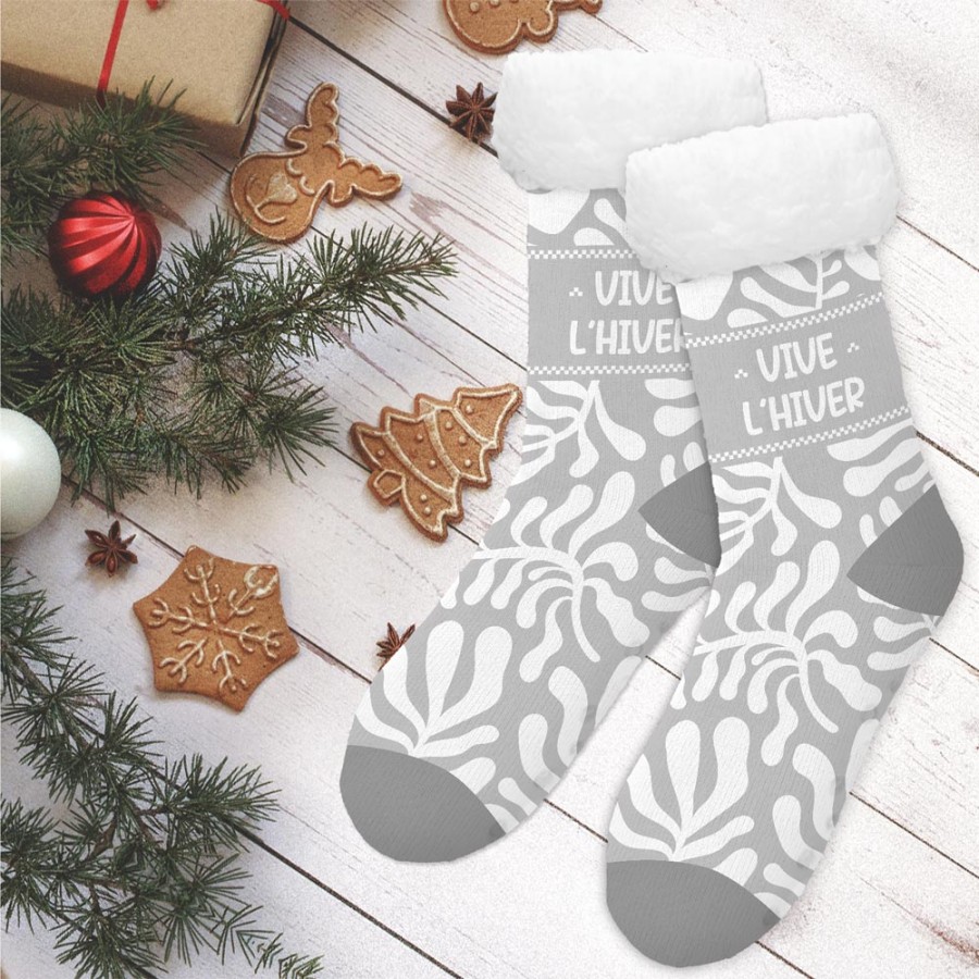 CHAUSSETTES MOUMOUTE "VIVE L HIVER"